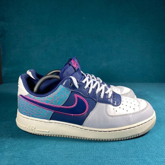 Size 10.5 - Men’s Nike Air Force 1 low multicolor shoes - Picture 3 of 8